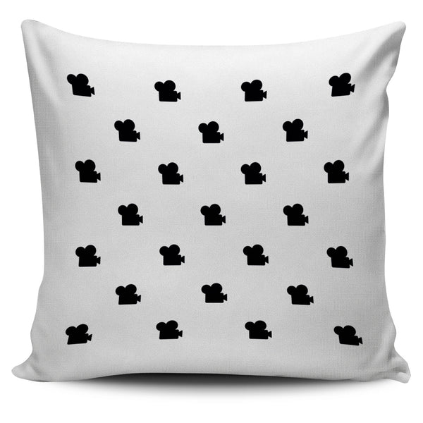 Film Camera Pattern Pillow