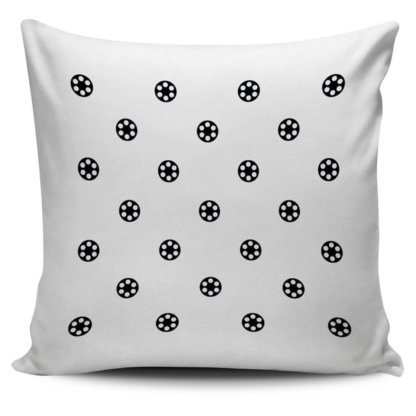 Film Reel Pattern Pillow