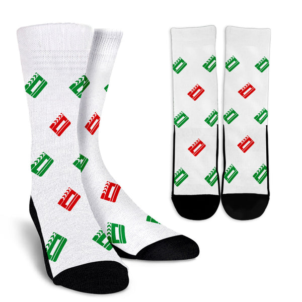 Digital Slate Print Socks