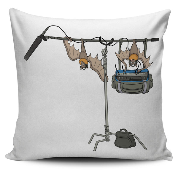 Barny and Billy Bat: Audio | Wild On Set (Pillow Cover)