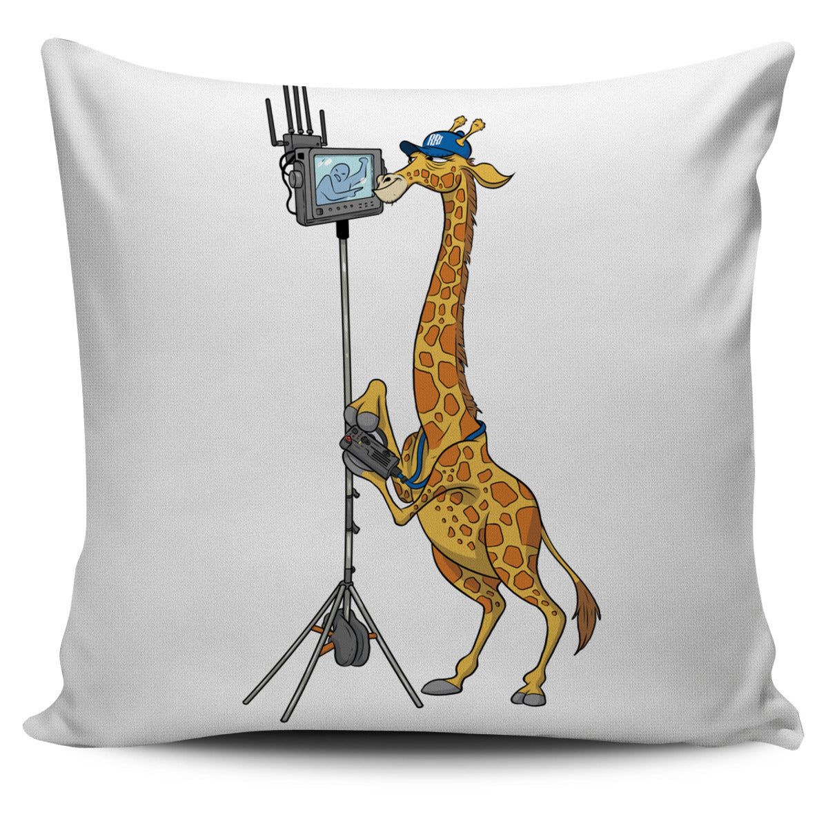 AC Toto the Giraffe | Wild On Set (Pillow Cover)