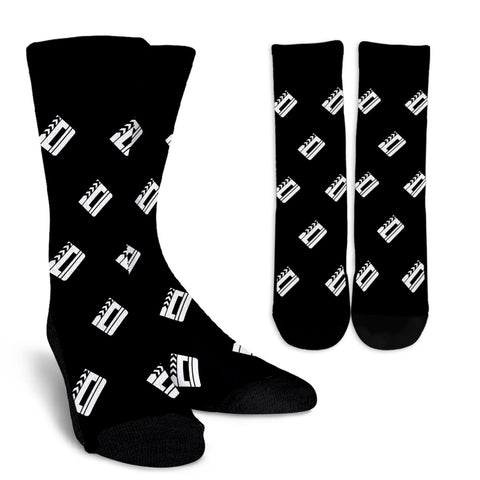 Digital Slate Print Socks