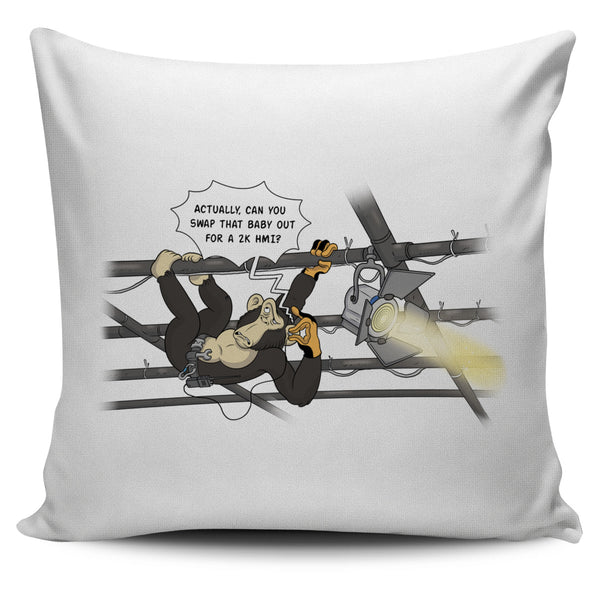 Chimp Chimpson the Grip | Wild On Set (Pillow Cover)