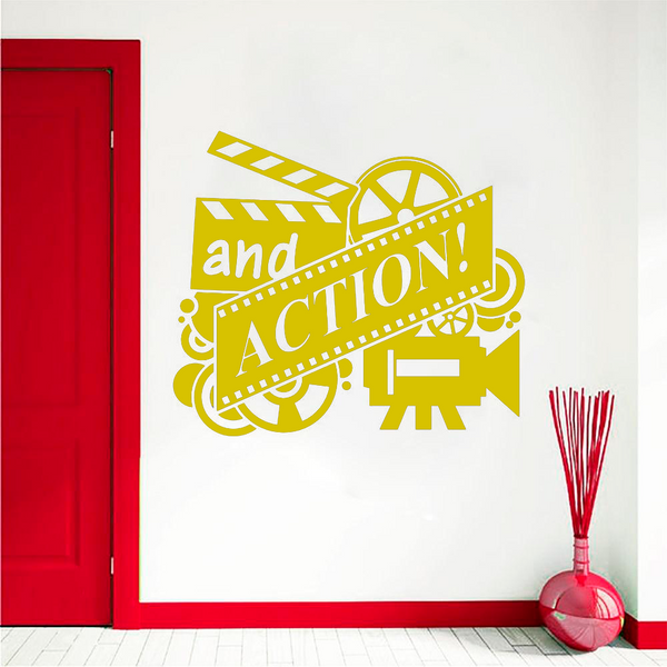 And Action - Cinema Wall Decal