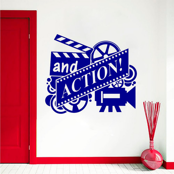 And Action - Cinema Wall Decal