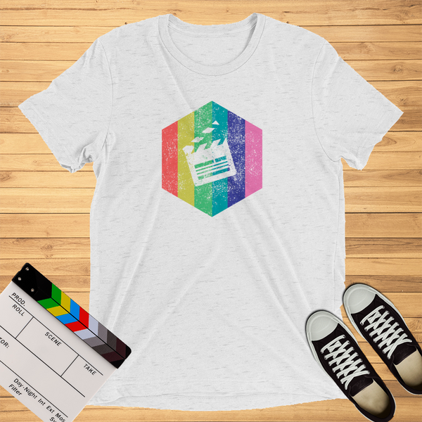 Rainbow Clapperboard | T-Shirt