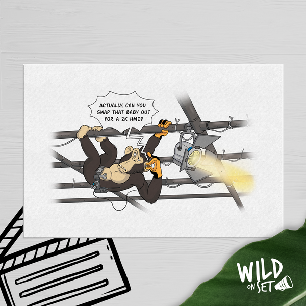 Chimp Chimpson the Grip | Wild On Set (Canva)