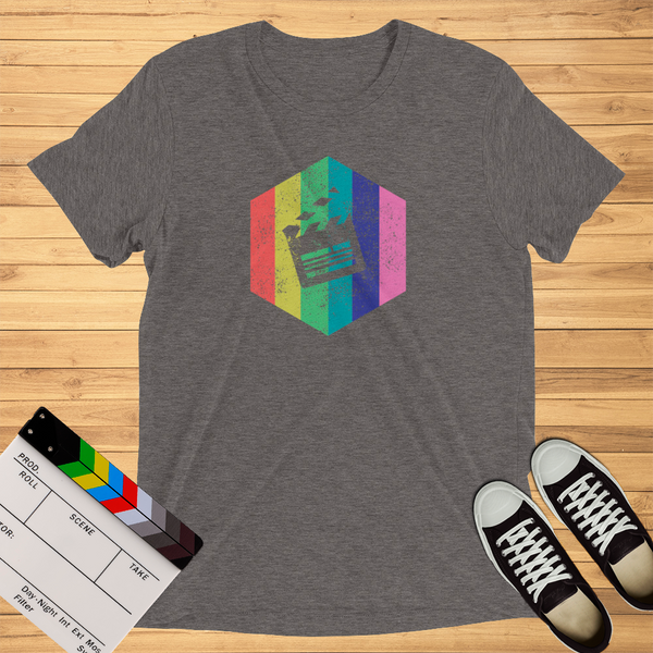 Rainbow Clapperboard | T-Shirt