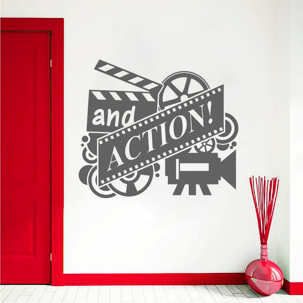 And Action - Cinema Wall Decal