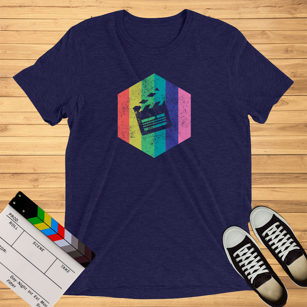 Rainbow Clapperboard | T-Shirt