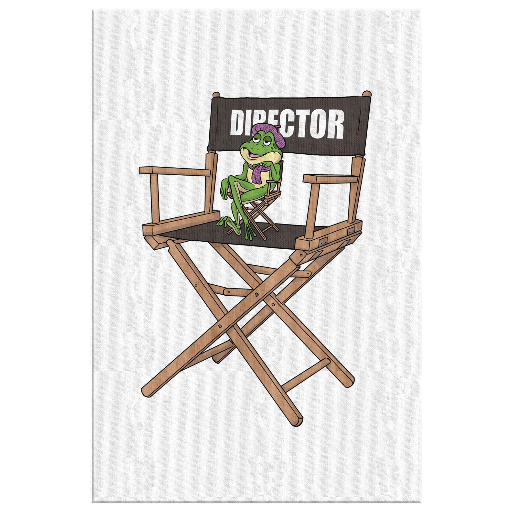 Director J. Frog the Frog | Wild on Set (Canva)