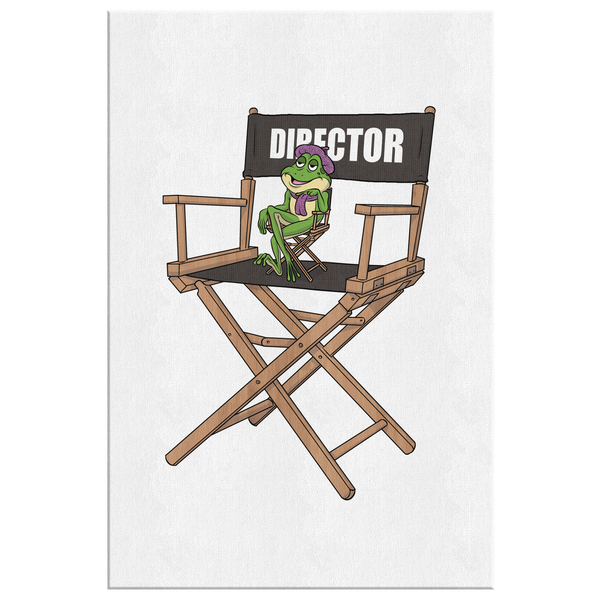 Director J. Frog the Frog | Wild on Set (Canva)