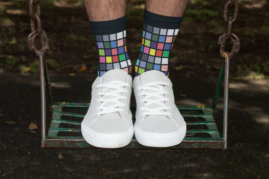 Chip Chart Socks - Cinematographer Gift