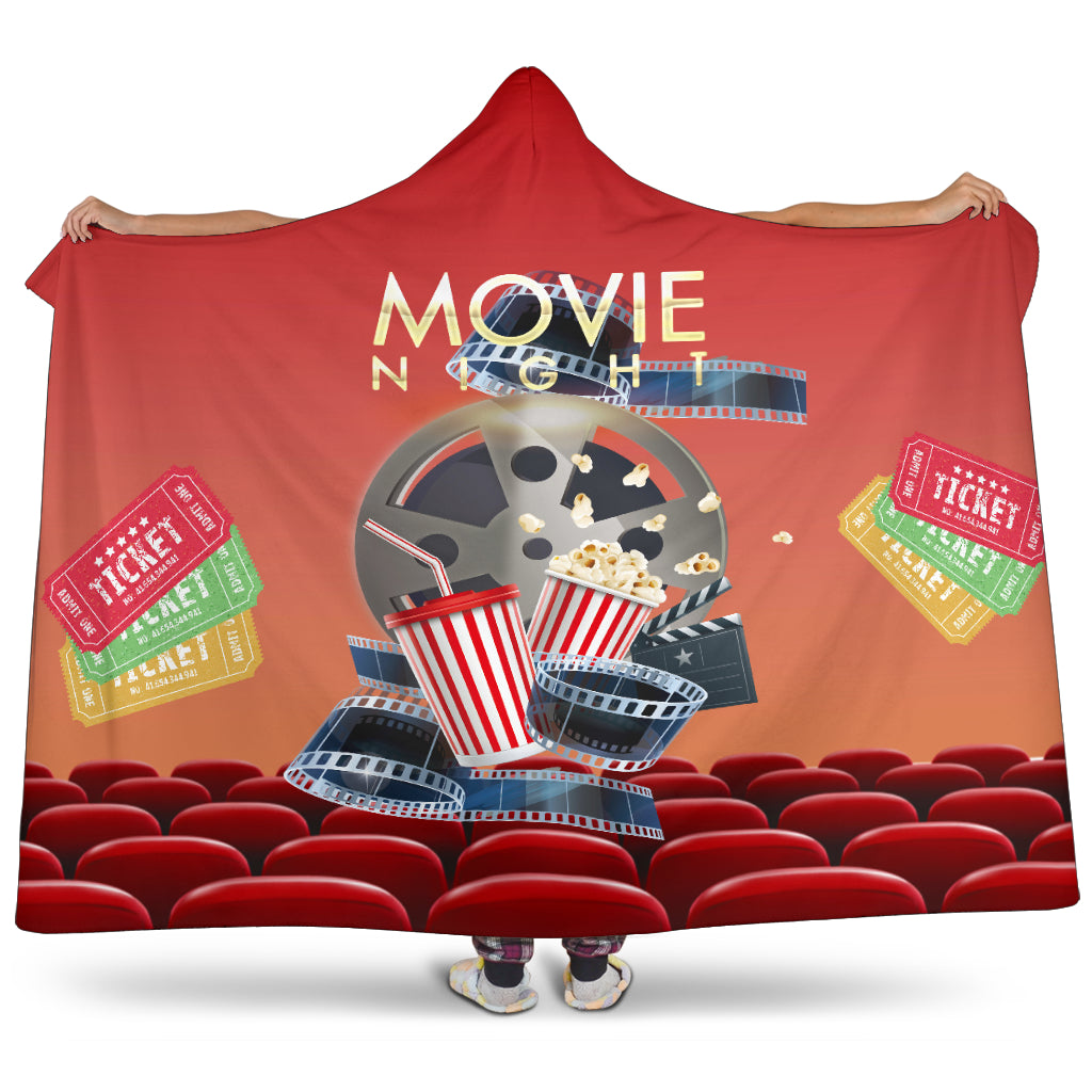 Movie Night Hooded Blanket