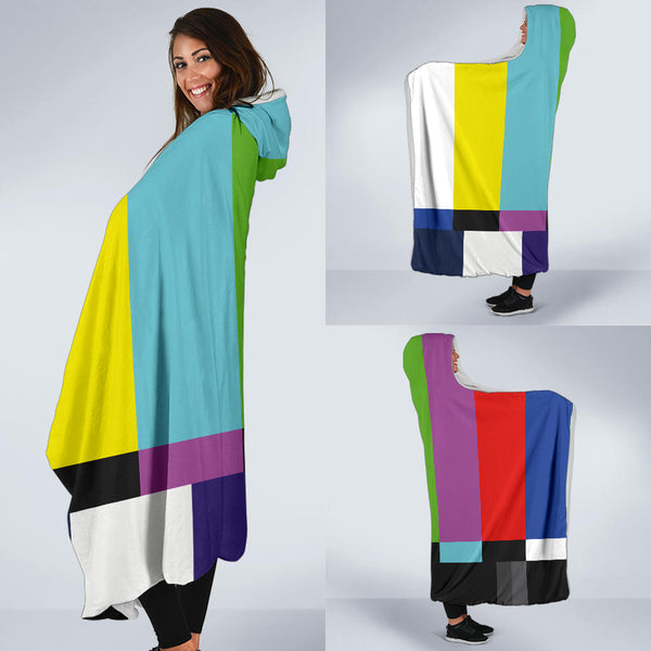 Calibration Bars - Hooded Blanket