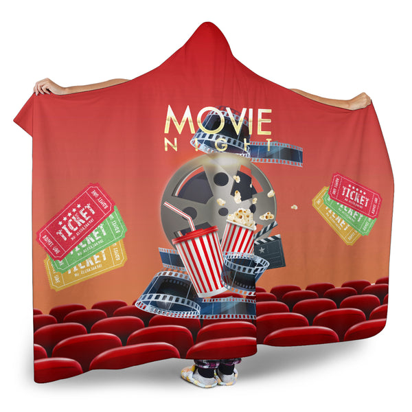 Movie Night Hooded Blanket