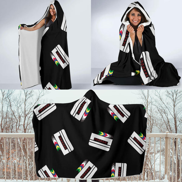 Smart Slate Pattern - Hooded Blanket