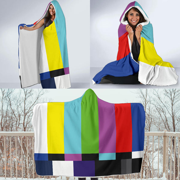 Calibration Bars - Hooded Blanket