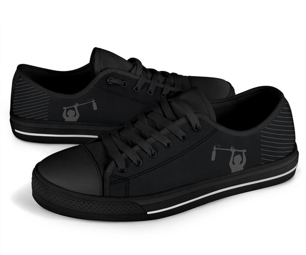 Boom Op Tennis (grey on black)