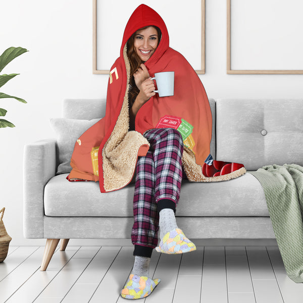 Movie Night Hooded Blanket