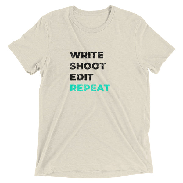 Write Shoot Edit Repeat | T-Shirt