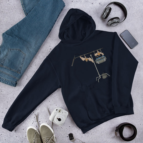 Barny and Billy Bat: Audio | Wild On Set (Unisex Hoodie)