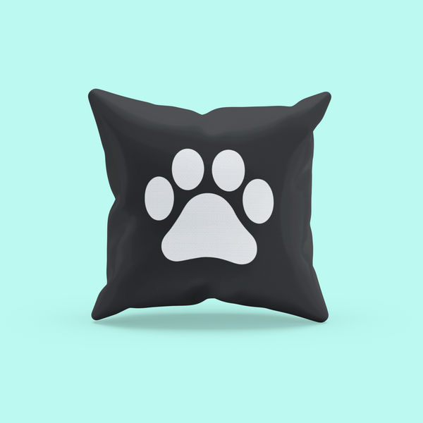 Footprint Pillow Paw Print