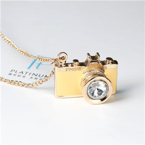 Colorful Camera Long Chain Necklaces