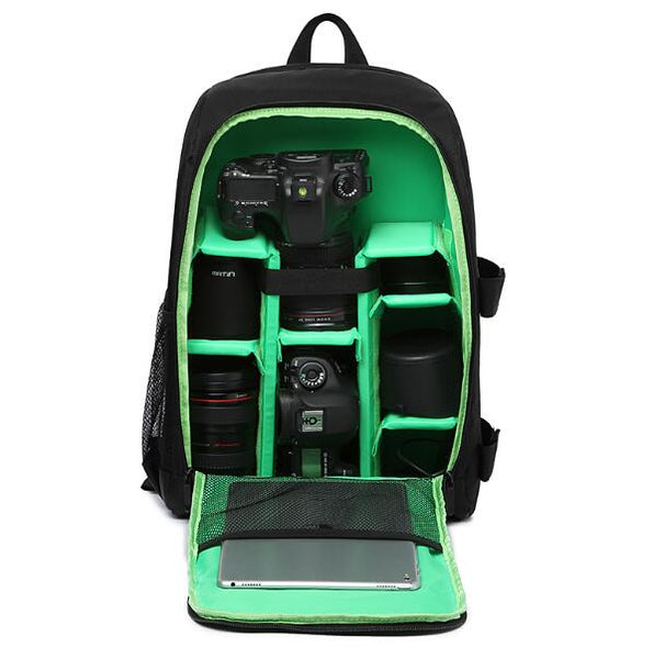 Camera Backpack for DSLR - Canon, Nikon, Sony, Panasonic Camera Lenses Batteries More