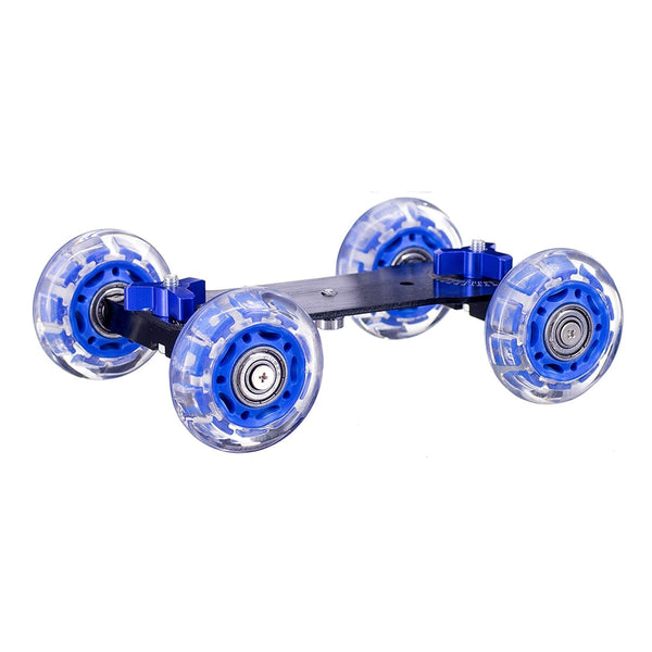 Tabletop Dolly 4 Skate Wheel Slider for DSLR Cameras