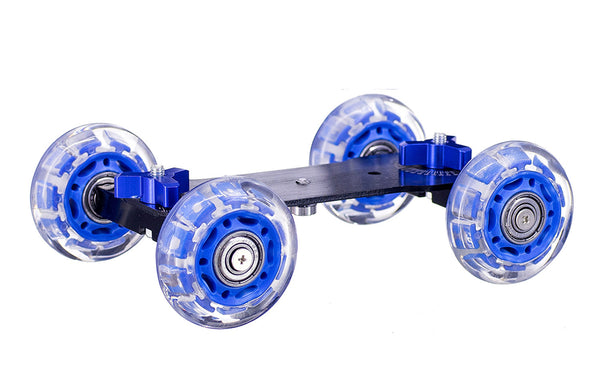 Tabletop Dolly 4 Skate Wheel Slider for DSLR Cameras