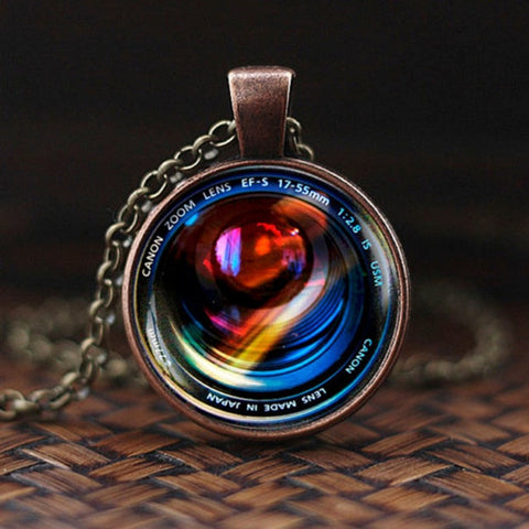 Camera Lens Realistic Necklace