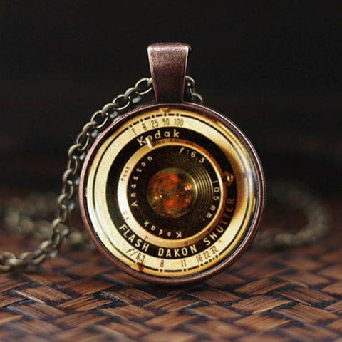 Antique Camera Pendant Gift