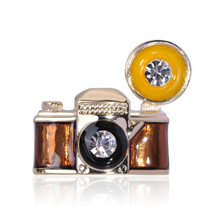 Antique Camera Brooch